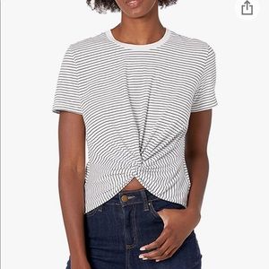 AG Adriano Goldschmied twist front tee